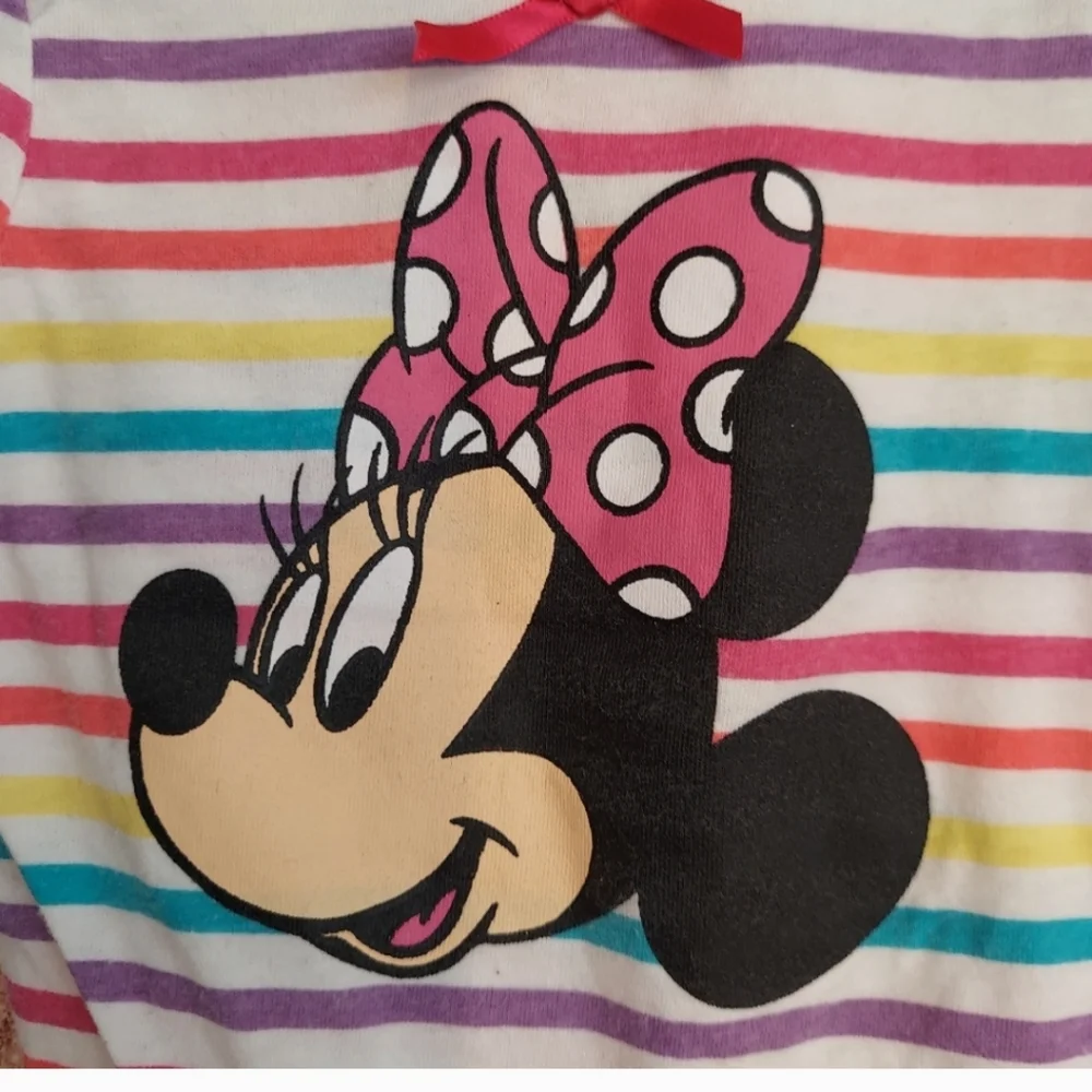 3 Minnie Mouse short sleeve onesies. 3-6 months